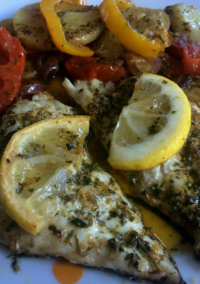 Una foto de Doradas al chimichurri