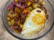 A picture of corned beef hash