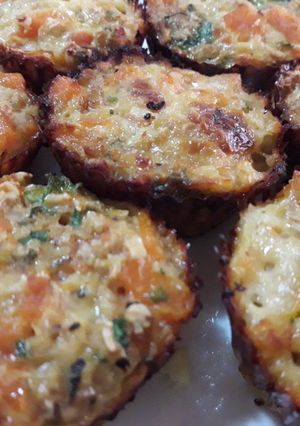 Una foto de Muffins de zapallo y avena