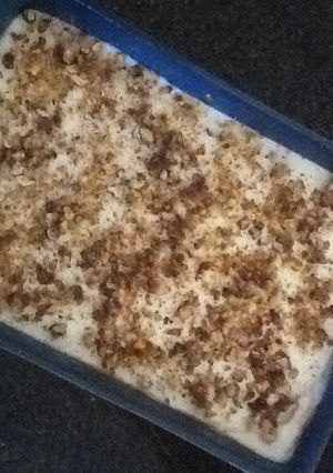 صورة لوصفة الكعكة البارد