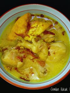 Foto resep Opor Ayam dan Tahu Kuah Kuning