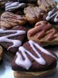 Vickys Valentine Chocolate Shortbread Hearts, GF DF EF SF NF