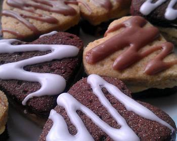 Latest Recipe Vickys Valentine Chocolate Shortbread Hearts GF DF EF SF NF Delicious Simple