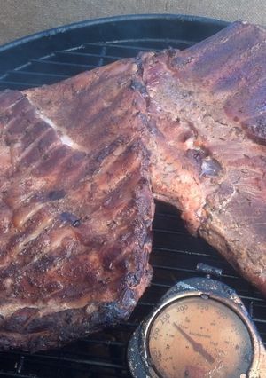 A picture of Dry tangerine rub.