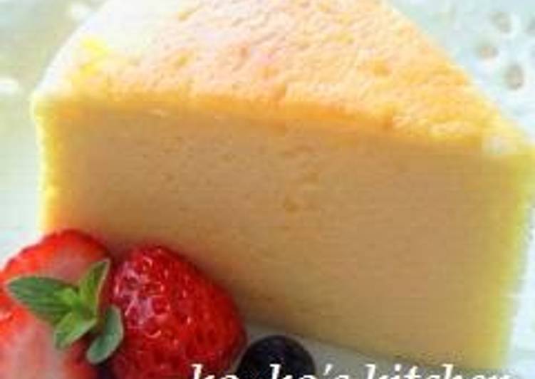 Steps to Make Homemade Soufflé Cheesecake