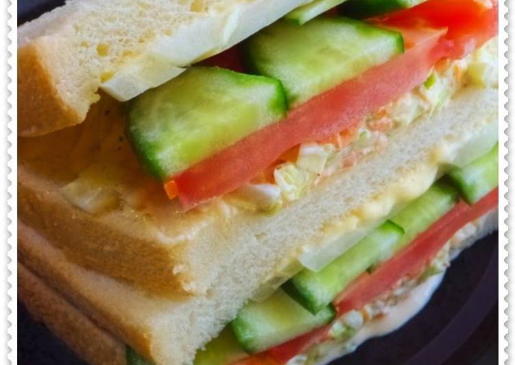 Simple Way to Make Jamie Oliver Vegetable Sandwich