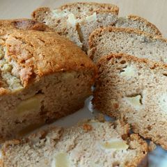 A picture of Vickys Cranberry and Apple Sauce Loaf, GF DF EF SF NF.