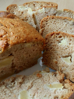 A picture of Vickys Cranberry and Apple Sauce Loaf, GF DF EF SF NF.