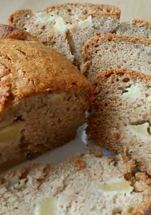 A picture of Vickys Cranberry and Apple Sauce Loaf, GF DF EF SF NF.