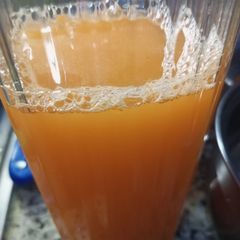 A picture of Carrot and ginger juice.