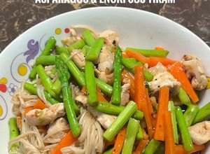 Gambar Asparagus & Enoki Sos Tiram