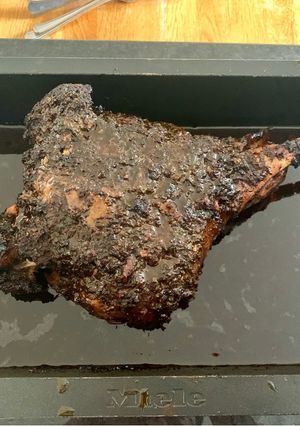 A picture of Lamb shawarma.
