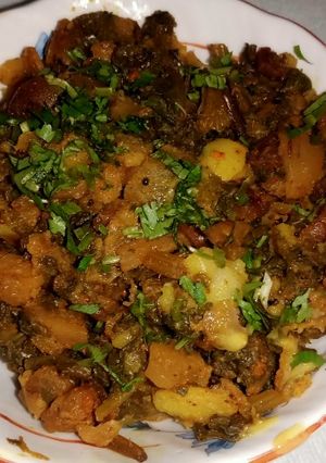 मूली की भुर्जी(mooli ki bhurji recipe in hindi) रेसिपी मुख्य फोटो