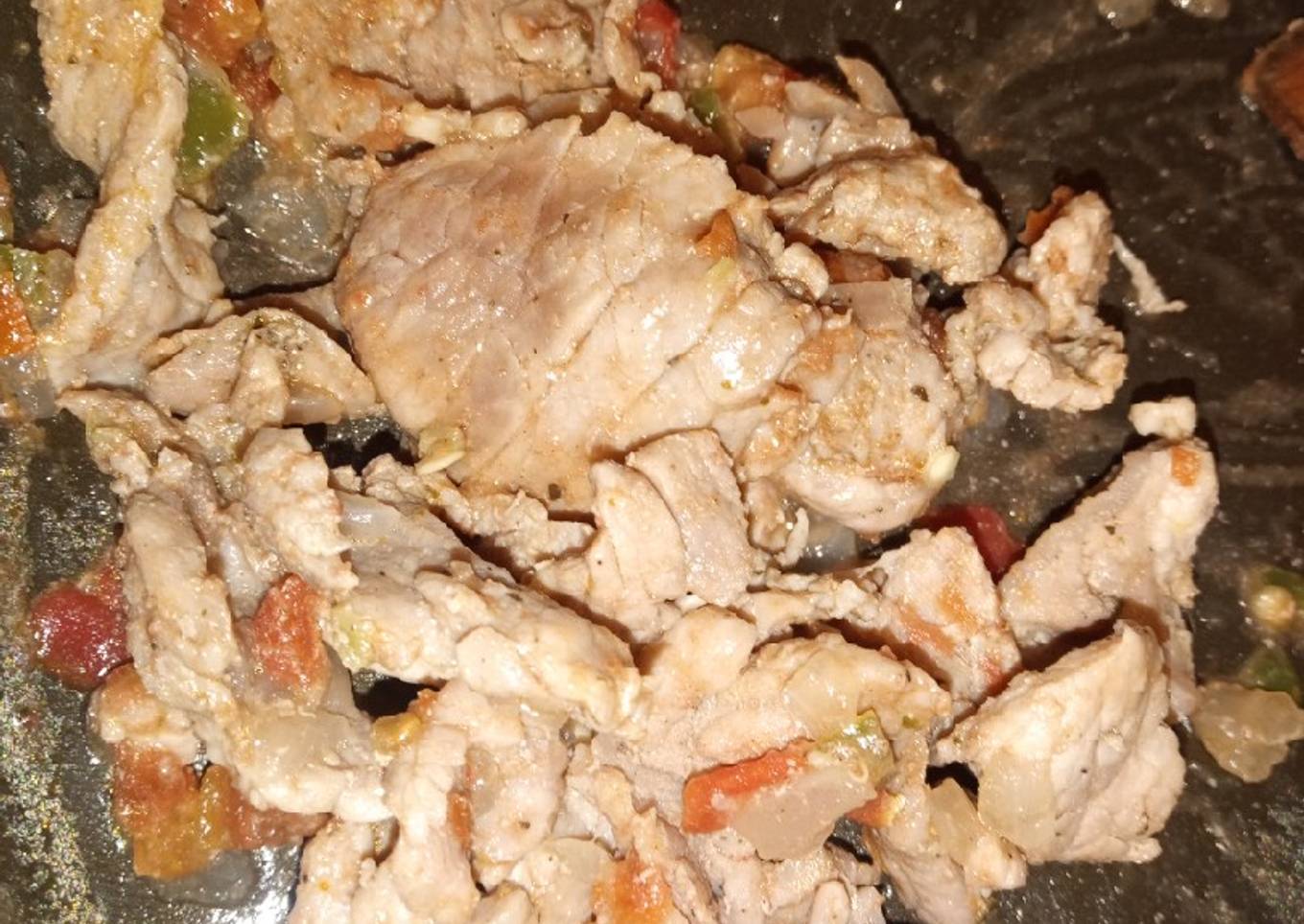 Bistec a la mexicana fácil y rápido