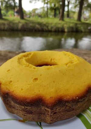 Una foto de Budín sabor flan