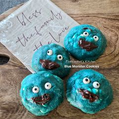 A picture of Blue Monster Cookies.