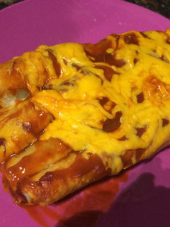 A picture of Beef Enchiladas (red).