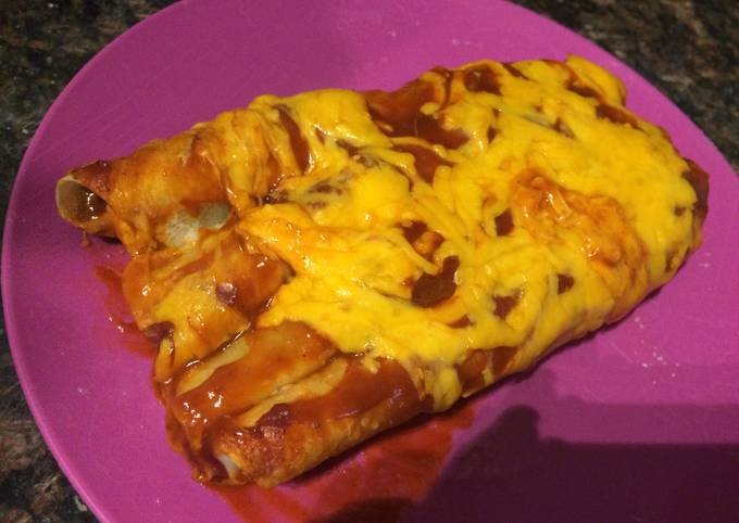 Step-by-Step Guide to Prepare Super Quick Homemade Beef Enchiladas (red)