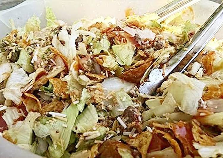 Step-by-Step Guide to Prepare Super Quick Homemade Leah&#39;s Taco Salad