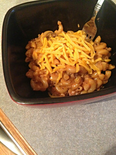 A picture of Homemade Hamburger Helper.