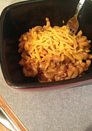 A picture of Homemade Hamburger Helper.