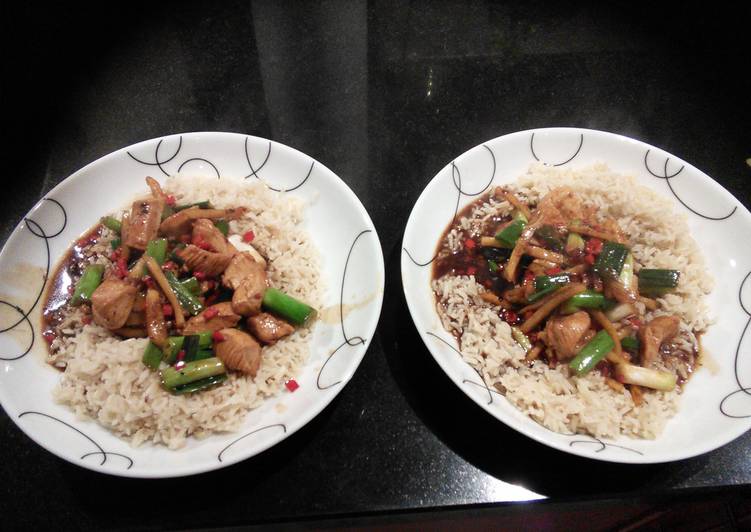 Recipe of Any-night-of-the-week Stir Fried Ginger Chicken