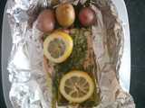pesto baked fish