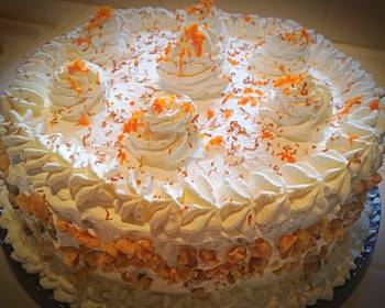 Easy Recipe Rays Pineapple Cream Carrot Cake Delicious Simple