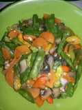 Cha Sayur Jamur+Arcis,Wortel,Saus Tiram Pedes