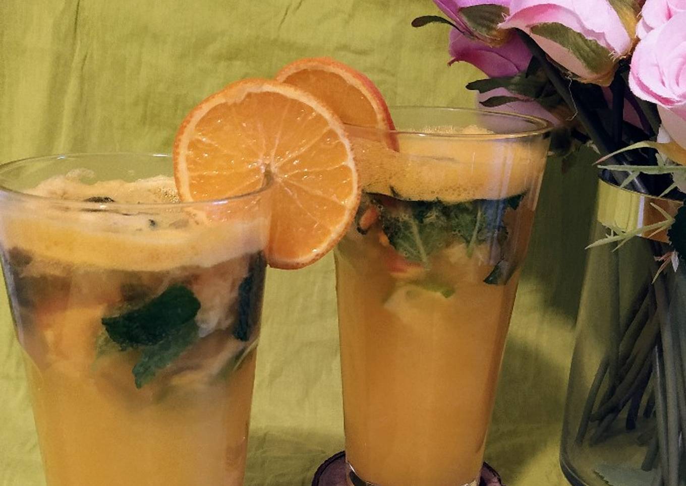 Orange mojito