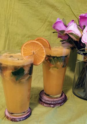 A picture of Orange mojito.