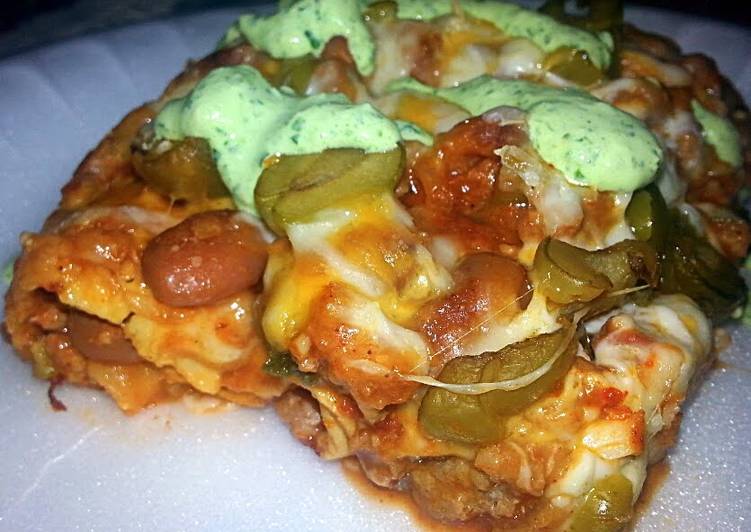 Just Do It Mexican Lasagna`