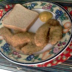 A picture of Joe's pan fried Tilapia.