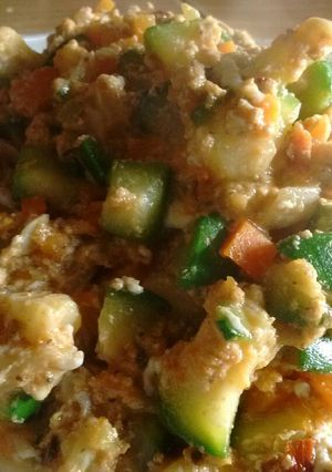 Una foto de Revuelto de verduras