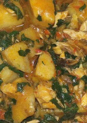 A picture of Yam porridge.