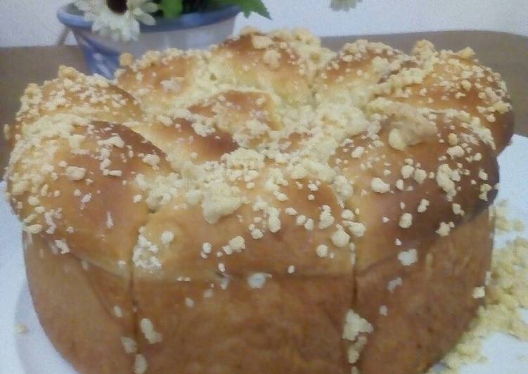 Bagaimana Menyiapkan Roti Sobek scramble isian Pizza Anti Gagal