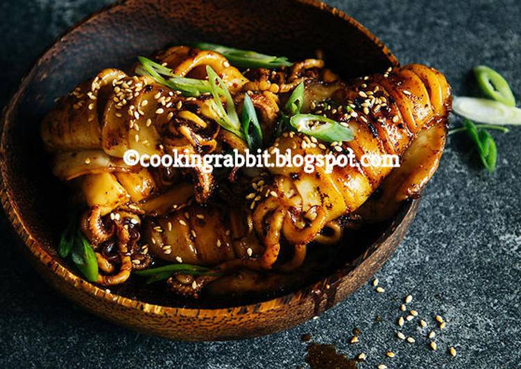 Recipe of Speedy Typical japanese special squid