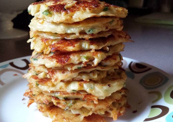 Recipe of Homemade Potato-Apple Cheddar Pancakes