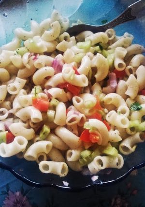 A picture of Simple macaroni salad.
