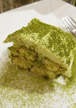 A picture of Matcha Tiramisu.