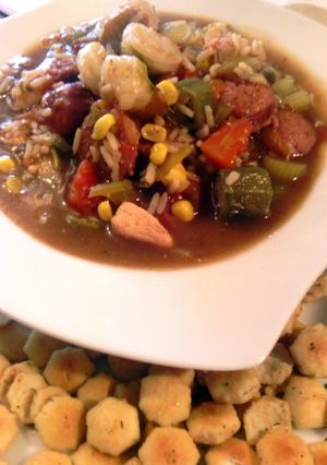 A picture of Sunshine 's Gumbo.
