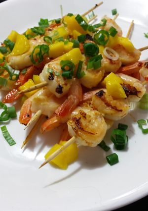 A picture of Caribbean Mango Shrimp.