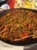 Paella with Vegetables and Meat