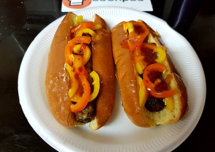 Easiest Way to Prepare Ultimate My Sheekh kebab Hot Dogs 🤗