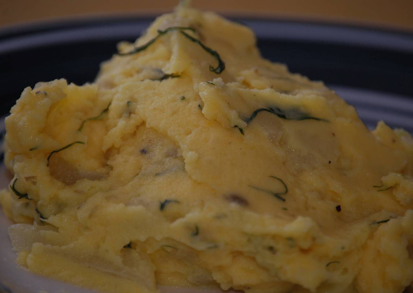 Mashed potato salad without mayonnaise