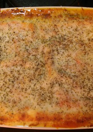 A picture of I hate Mondays, Lasagna!.