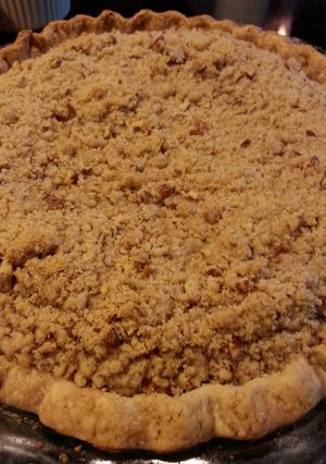 A picture of Streusel Topped Pumpkin Pie.