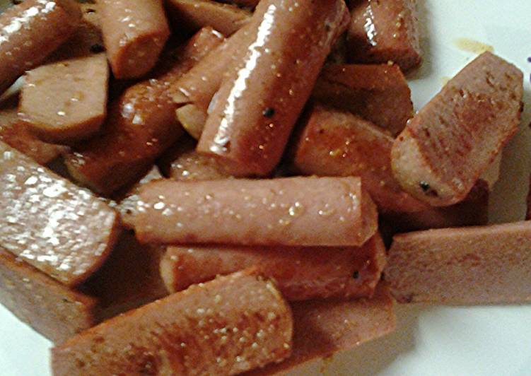 Skye's fried Vienna sausages