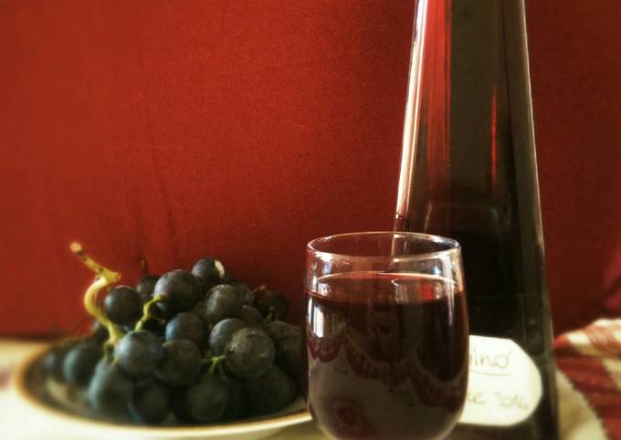 Steps to Prepare Homemade Concord grape liqueur for Types of Food