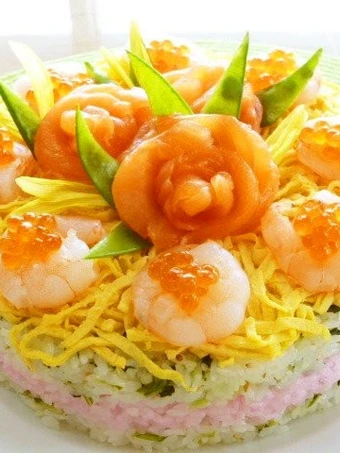 Easy Ways Prepare|Recipe} Sushi Cake #2 the Delicious, Tasty